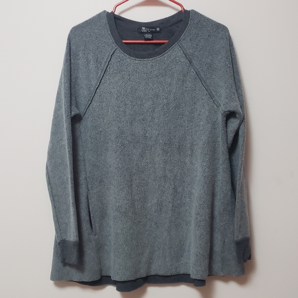 Miss Chievous Gray Tunic Top M